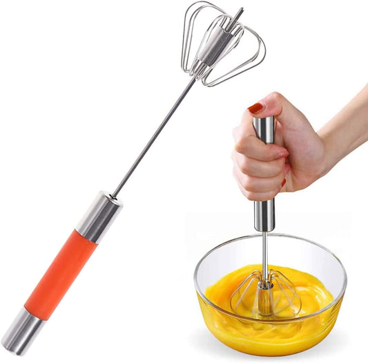 Semi Automatic Whiskers Beater Hand Whisker Stirrer Egg Whisker Coffee Whisker