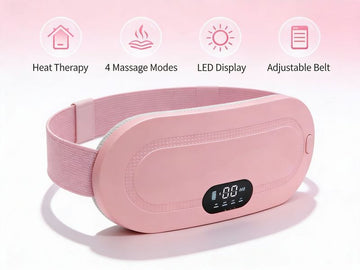 Electric Menstrual Heating Belt – Portable Period Cramp Relief & Vibration Massager